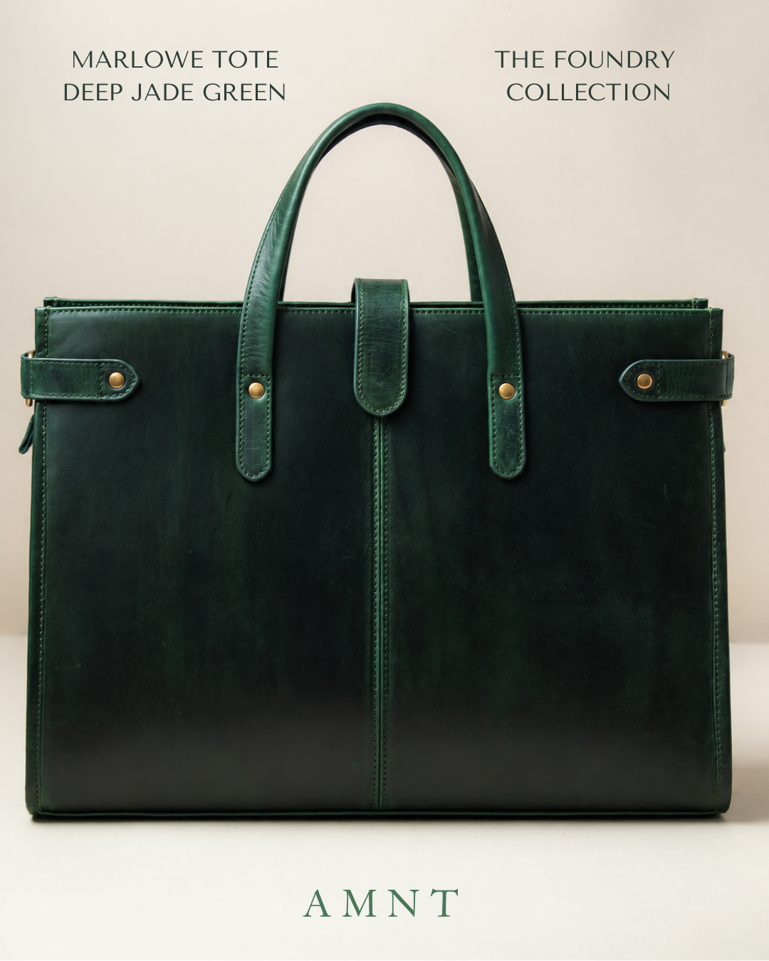 Marlowe Tote - Deep Jade Green